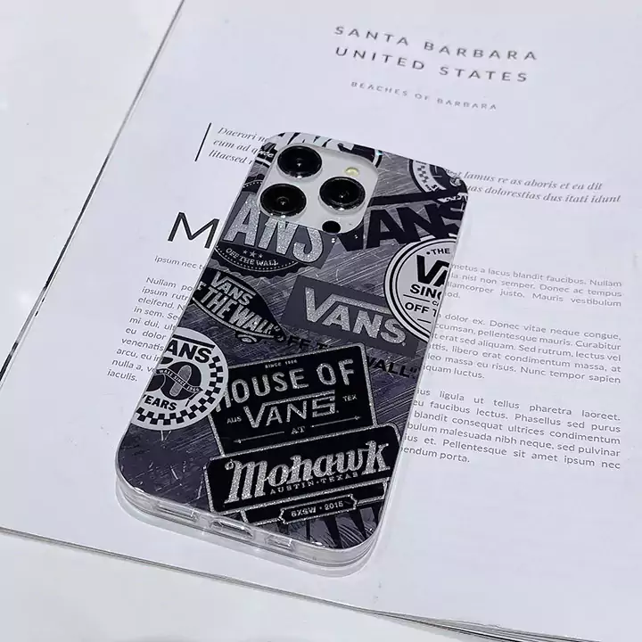 ヴァンズ風かっこいいメンズ薄型iphone18proケースブランドVANSスマホケース