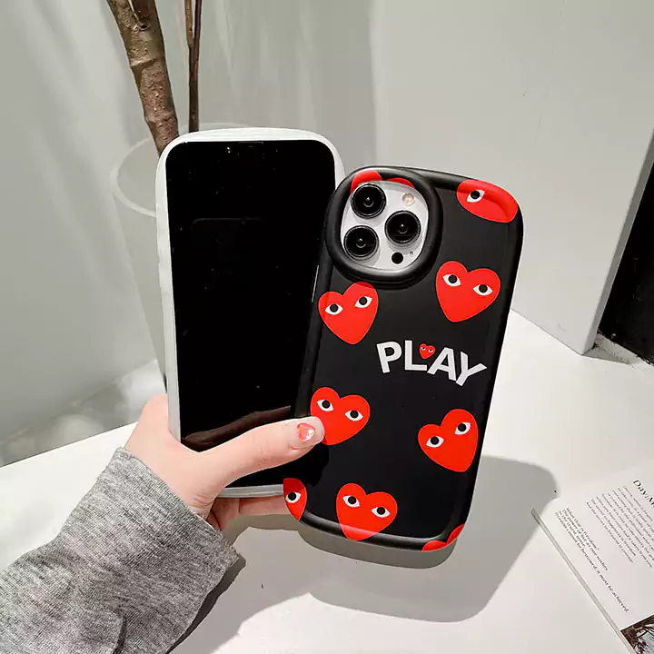 コムデギャルソン風かっこいいメンズ薄型iphone17ケースブランドCDGスマホケース