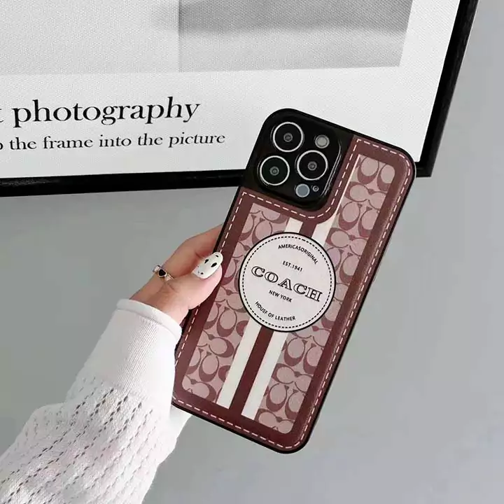 コーチ iphone15 pro ハイブランド スマホケース かわいい メンズ 薄型