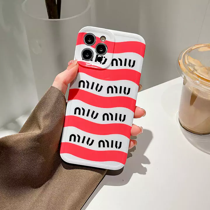 ミュウミュウ風ストリート芸能人覗き見防止iphone18ケースブランドmiumiuスマホケース