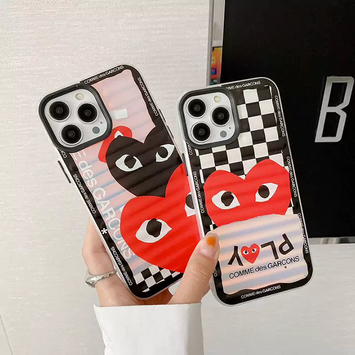 コムデギャルソン風かっこいいメンズ薄型iphone17ケースブランドCDGスマホケース