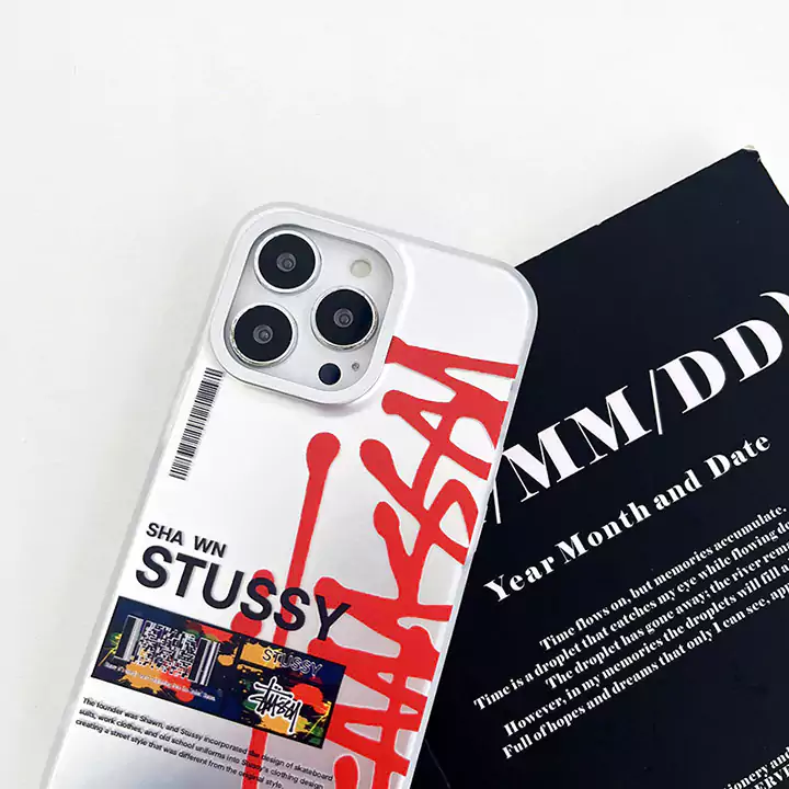 iphone15 pro ステューシー ブランド スマホケース かわいい メンズ 薄型
