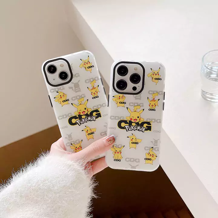 かわいいレディースキラキラコムデギャルソン風iphone18proケースブランドCDGスマホケース