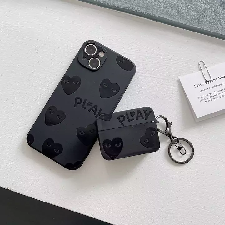 かわいいレディースキラキラコムデギャルソン風iphone18proケースブランドCDGスマホケース