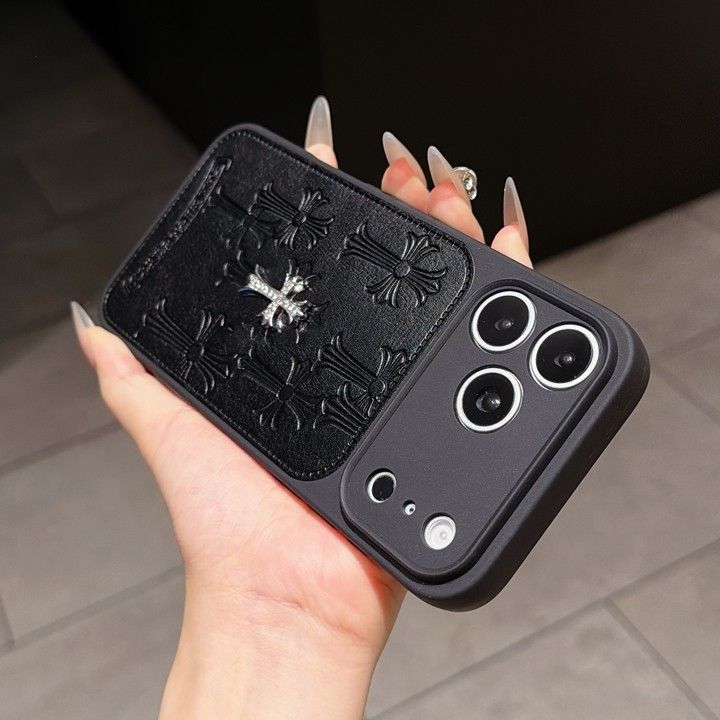 クロームハーツ風おしゃれ芸能人衝撃吸収iphone15ケースブランドCHスマホケース