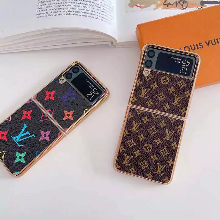 Z Flip4 Galaxy ケース ルイヴィトン風 シンプル おすすめ
