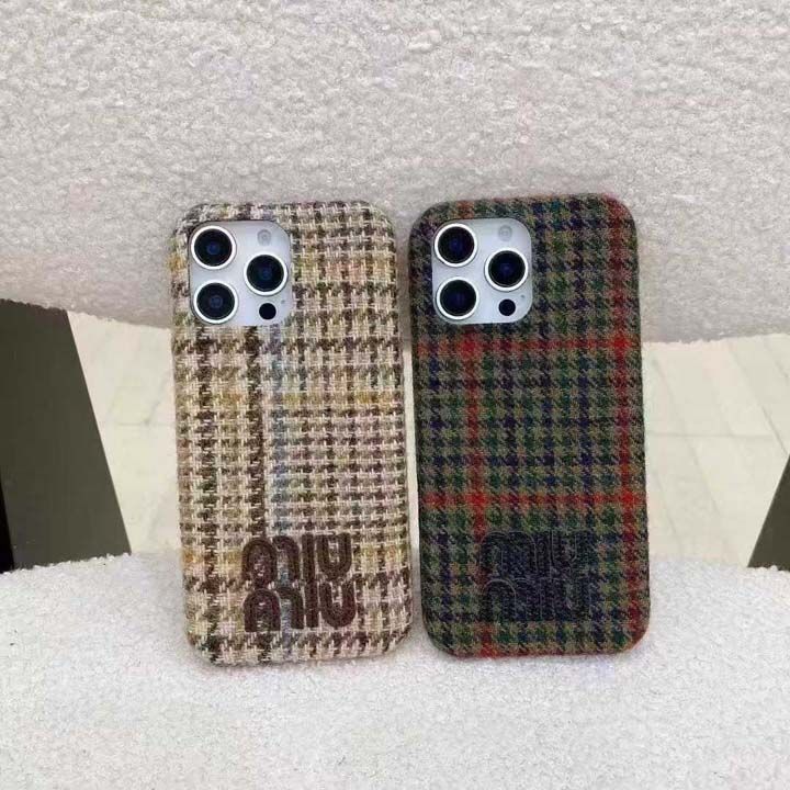 人気芸能人高品質ミュウミュウ風iphone16proケースブランドmiumiuスマホケース