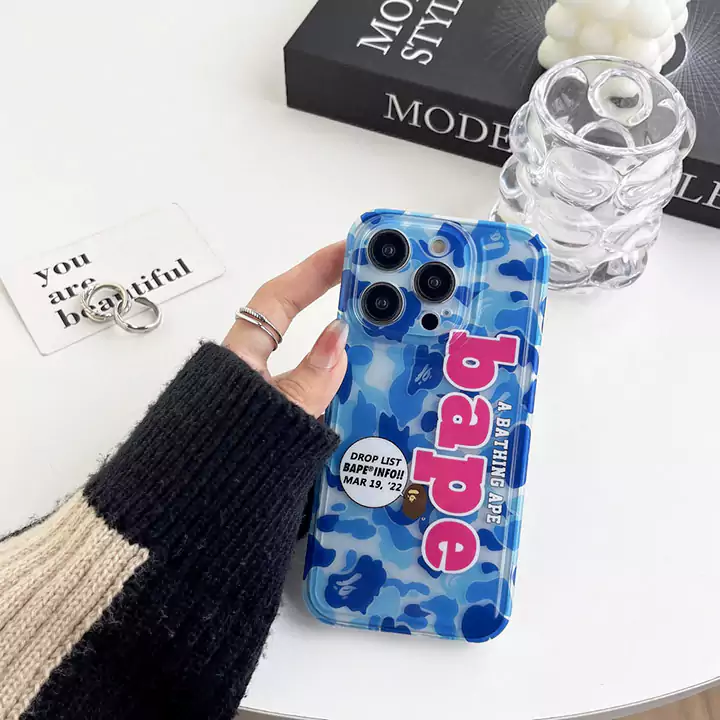 シンプル大人防塵エイプ風iphone17proケースブランドBapeスマホケース