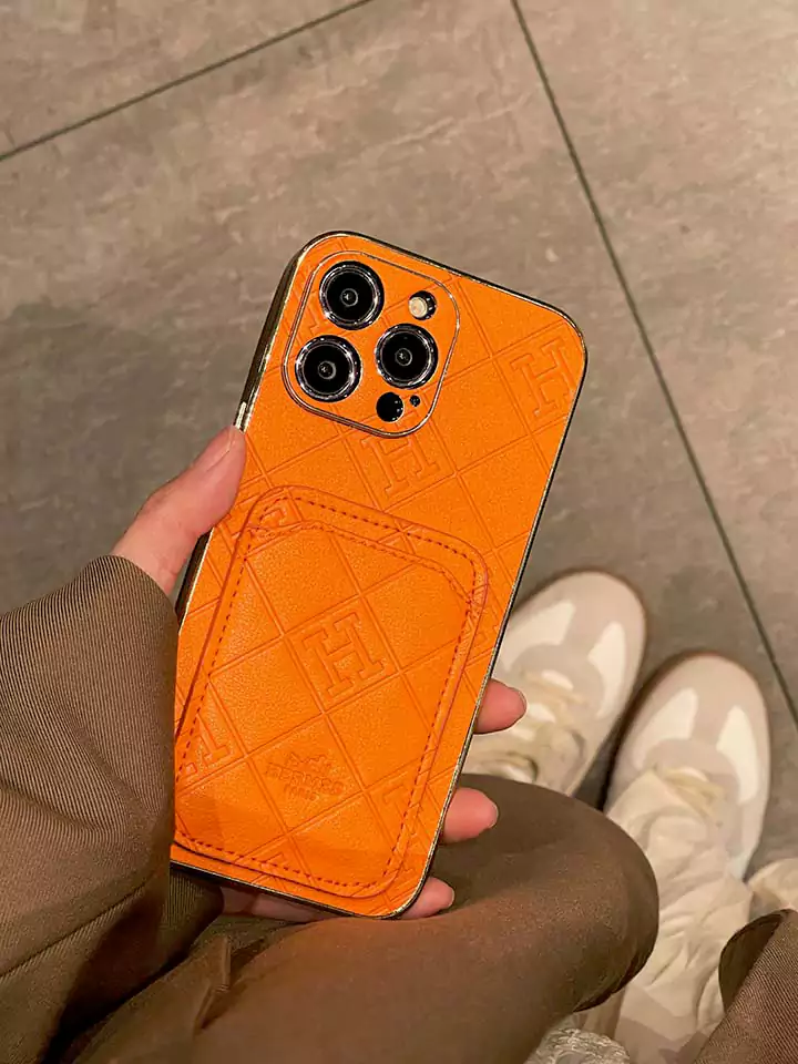 iphone15 カバー エルメス風 シンプル レディース 軽量