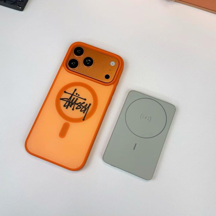 ステューシー風安いレディース新作iphone16promaxケースブランドstussyスマホケース
