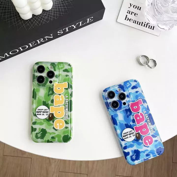 かわいいレディースキラキラエイプ風iphone17ケースブランドBapeスマホケース