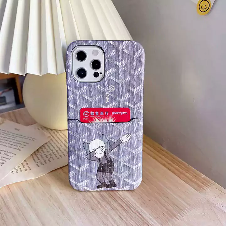 ゴヤール風おしゃれ芸能人衝撃吸収iphone15ケースブランドgoyardスマホケース