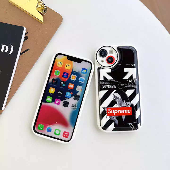 iphone18 ケース オフホワイト ハイブランド 保護ケース かわいい 大人 防塵