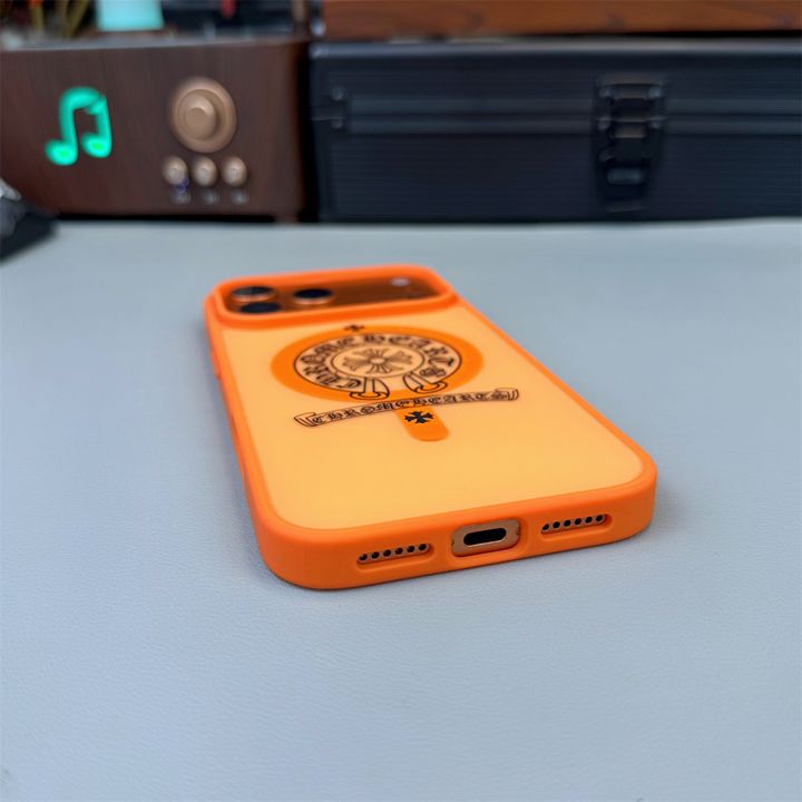 クロームハーツ風おしゃれ芸能人衝撃吸収iphone15ケースブランドCHスマホケース