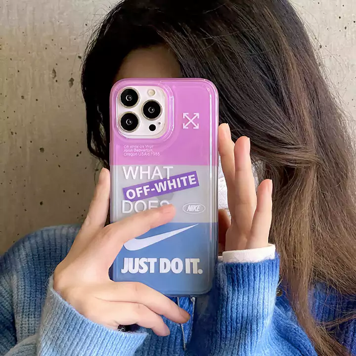 iphone18 ケース オフホワイト ハイブランド 携帯ケース かわいい 大人 防塵