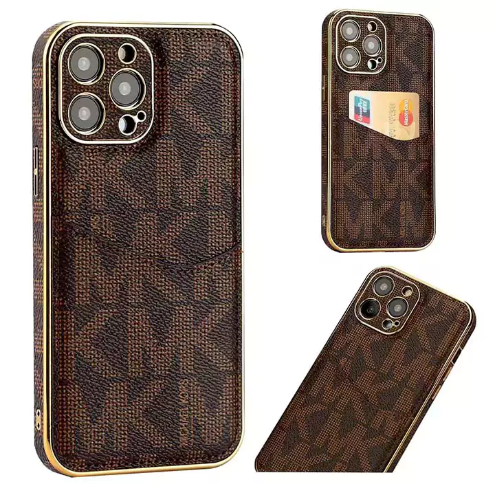 マイケルコース風かっこいいメンズ薄型iphone17ケースブランドMKスマホケース