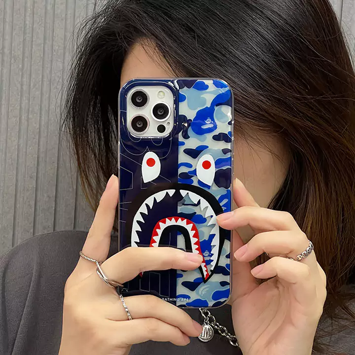 かわいいレディースキラキラエイプ風iphone18proケースブランドBapeスマホケース