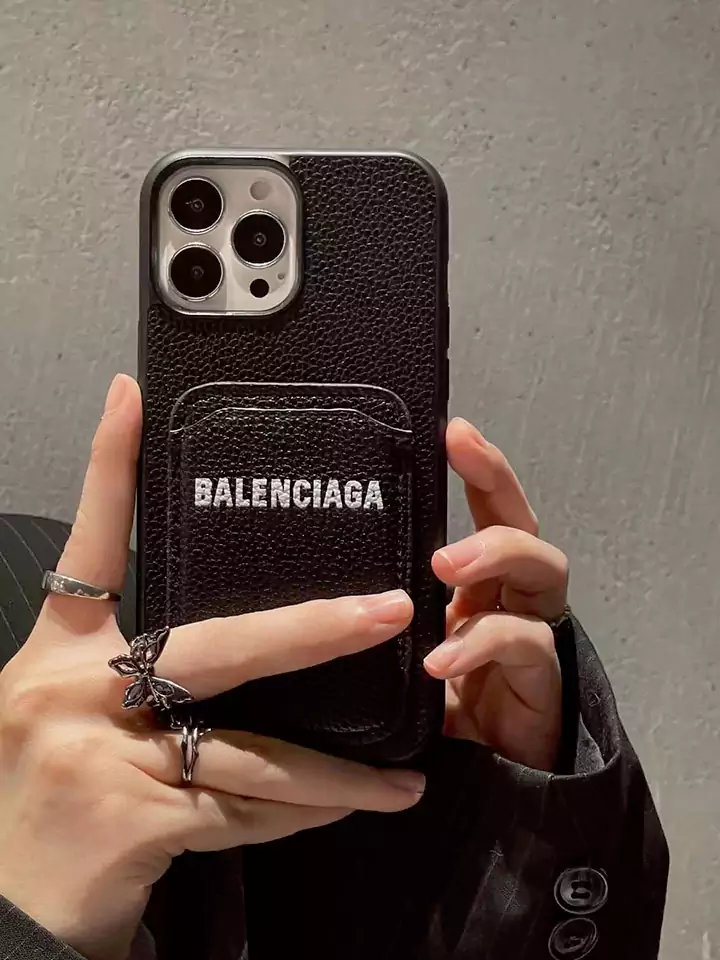 シンプル大人防塵バレンシアガ風iphone17proケースブランドBalenciagaスマホケース