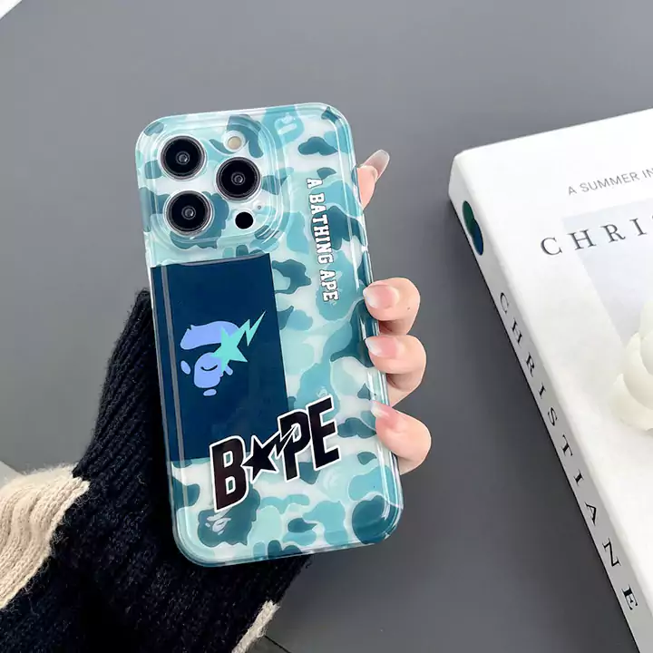シンプル大人防塵エイプ風iphone17proケースブランドBapeスマホケース