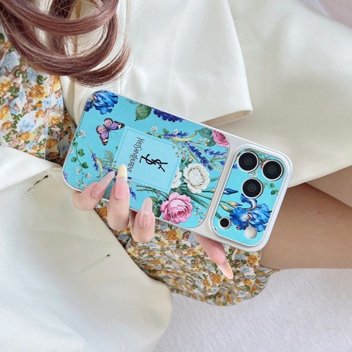 サンローラン風おしゃれ芸能人衝撃吸収iphone15ケースブランドYSLスマホケース