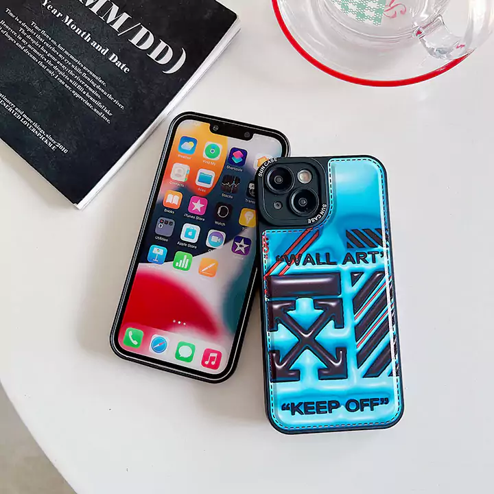 iphone11 ケース オフホワイト ハイブランド スマホケース おしゃれ 芸能人 頑丈