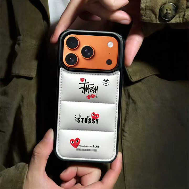 ストリートカップル最強ステューシー風iphone16ケースブランドstussyスマホケース