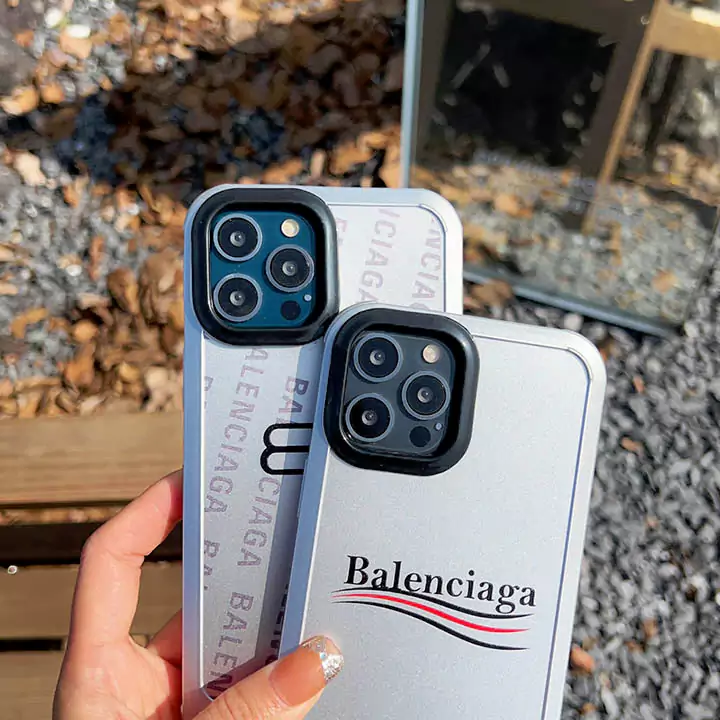 人気メンズ高級感バレンシアガ風iphone16proケースブランドBalenciagaスマホケース