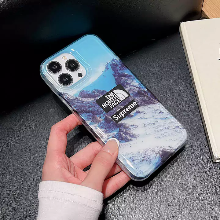 ザ・ノース・フェイス iphone15 pro ケース ブランド スマホケース 流行り カップル 黄ばみ防止