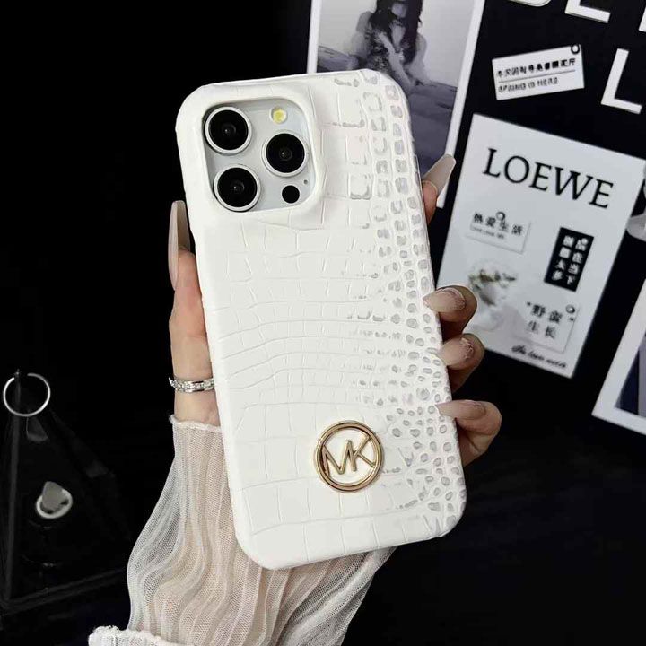 シンプル大人ミニマルマイケルコース風iphone18ケースブランドMKスマホケース
