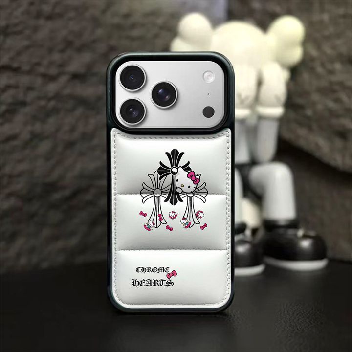 クロームハーツ風アウトドア高校生軽量iphone17promaxケースブランドCHスマホケース