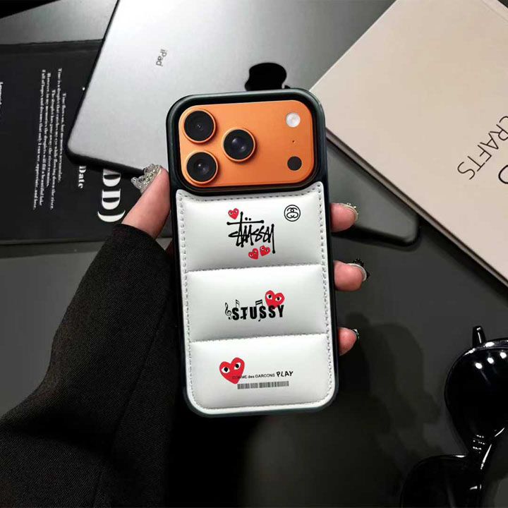 ステューシー風おしゃれ芸能人衝撃吸収iphone15ケースブランドstussyスマホケース