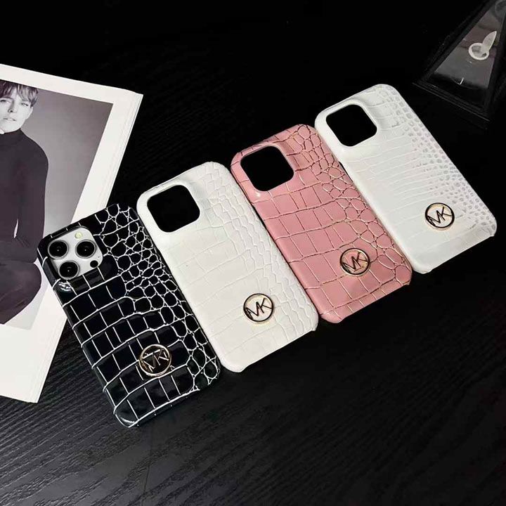 マイケルコース風ストリート芸能人覗き見防止iphone17ケースブランドMKスマホケース