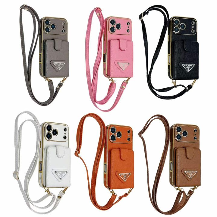 プラダ風ストリート芸能人覗き見防止iphone18ケースブランドPradaスマホケース