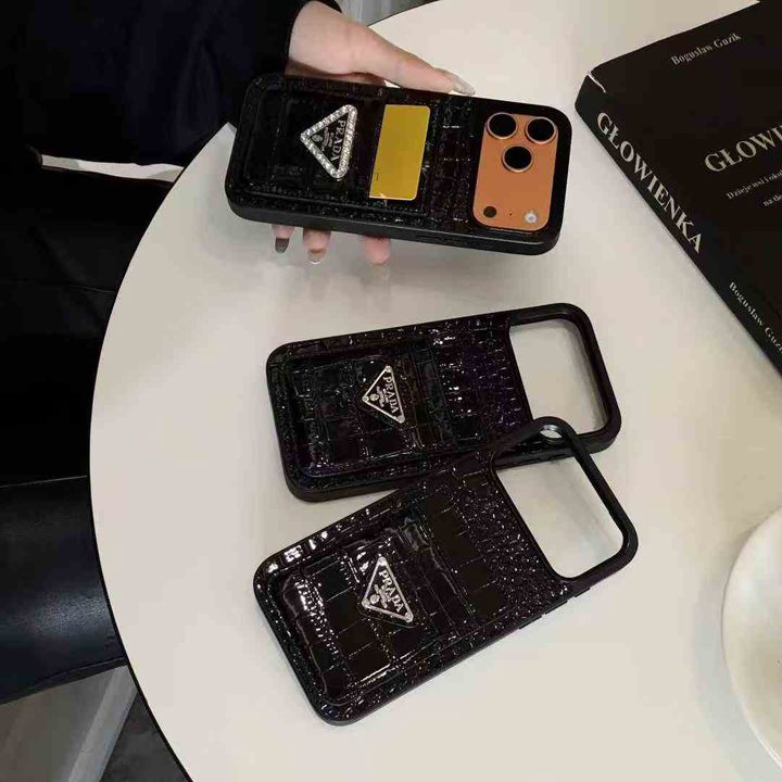人気メンズ高級感プラダ風iphone16proケースブランドPradaスマホケース