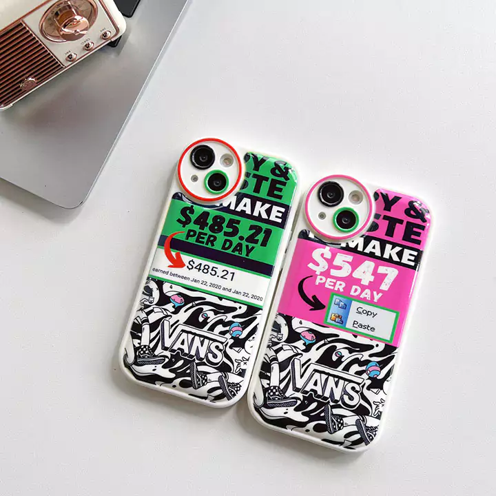 ヴァンズ風ストリート芸能人覗き見防止iphone18ケースブランドVANSスマホケース