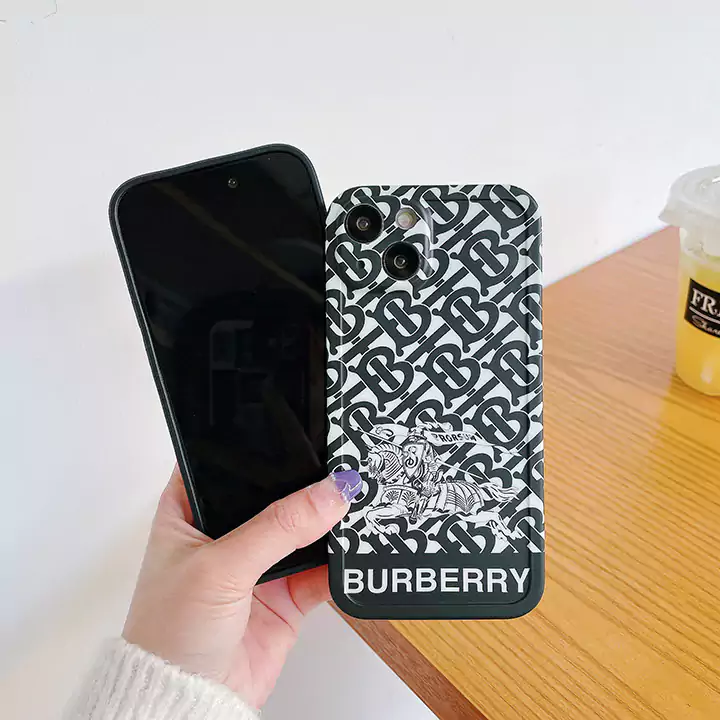 iphone13 ケース バーバリー ハイブランド スマホケース おしゃれ 高校生 傷防止