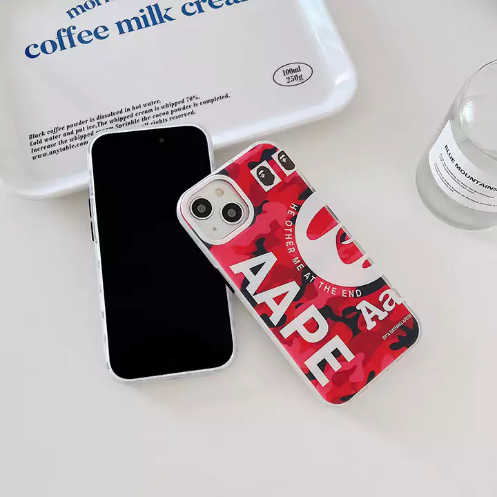 ストリートカップル軽量エイプ風iphone16ケースブランドAapeスマホケース