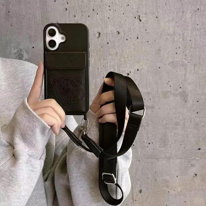 ケンゾー風おしゃれ芸能人衝撃吸収iphone16proケースブランドKENZOスマホケース