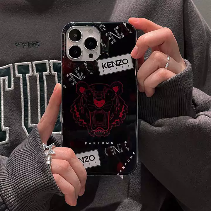 ケンゾー風かっこいいメンズ薄型iphone18proケースブランドKenzoスマホケース