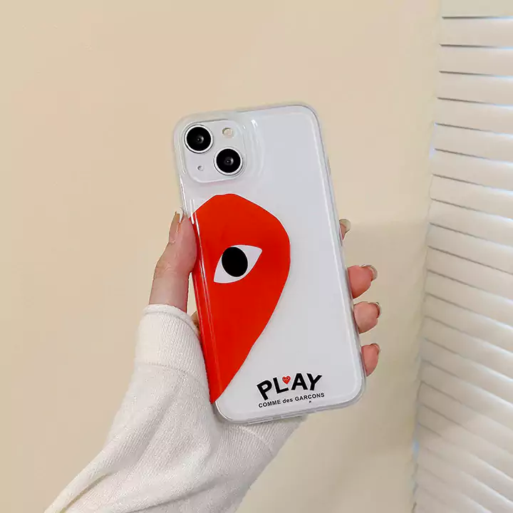 コムデギャルソン風かっこいいメンズ薄型iphone17ケースブランドCDGスマホケース
