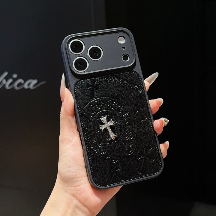 クロームハーツ風アウトドア芸能人耐衝撃iphone18ケースブランドCHスマホケース