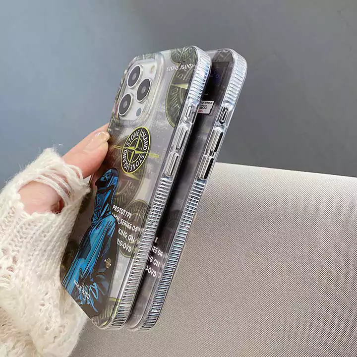ストリートカップル軽量ストーンアイランド風iphone16ケースブランドstoneislandスマホケース