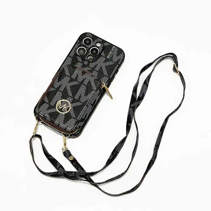 マイケルコース風かわいいレディースキラキラiphone17promaxケースブランドMKスマホケース