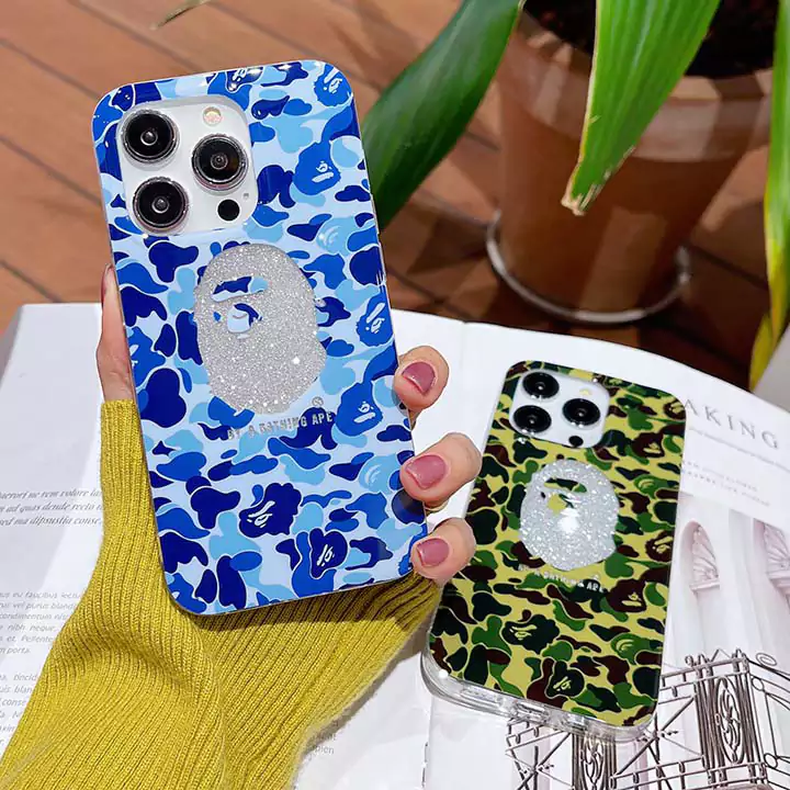 エイプ風ストリート芸能人覗き見防止iphone18ケースブランドBapeスマホケース