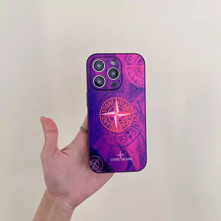 かわいいレディースキラキラストーンアイランド風iphone18proケースブランドstoneislandスマホケース