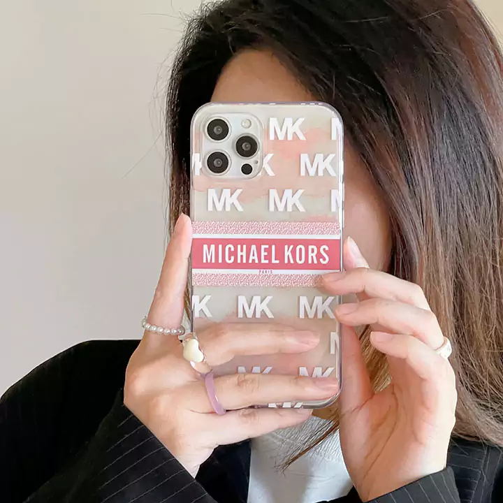 かわいいレディースキラキラマイケルコース風iphone18proケースブランドMKスマホケース