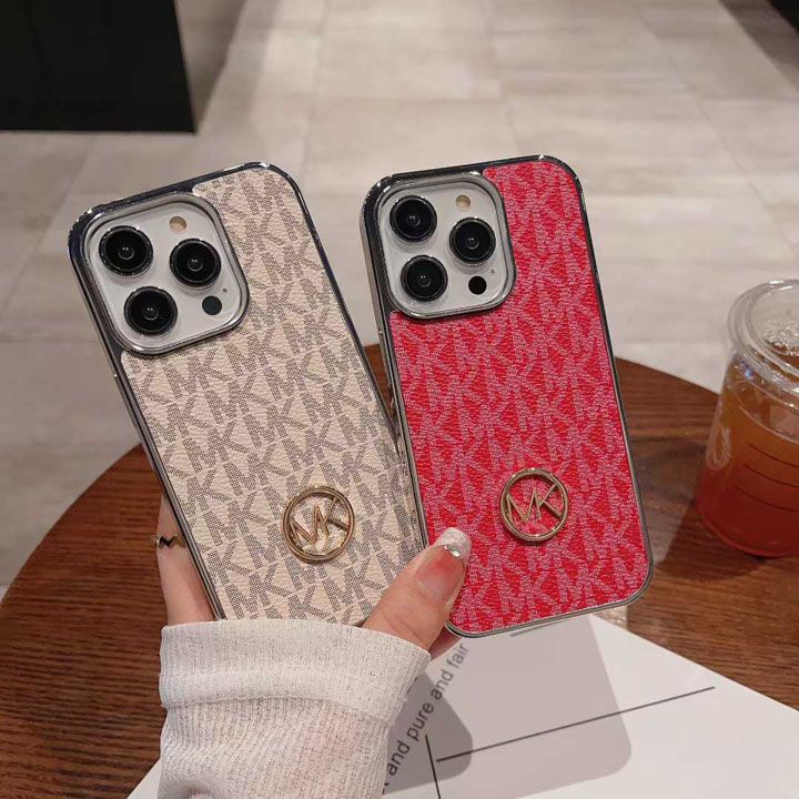 ストリートカップル軽量マイケルコース風iphone16ケースブランドMKスマホケース