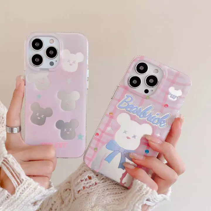 ベアブリック風ストリート芸能人覗き見防止iphone18ケースブランドbearbrickスマホケース
