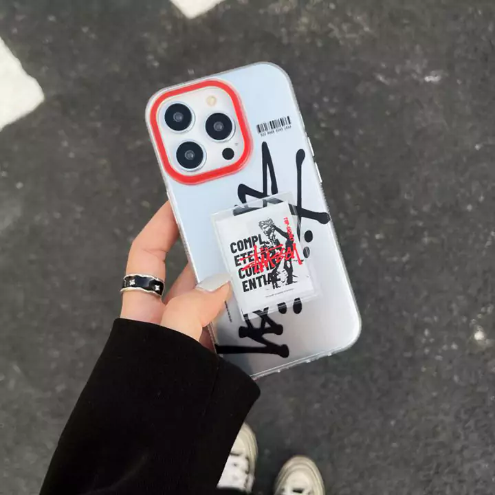 かわいいレディースキラキラコムデギャルソン風iphone18proケースブランドCDGスマホケース