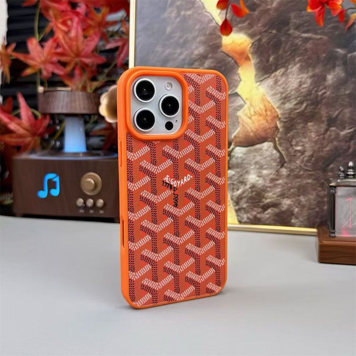 ストリートカップル軽量ゴヤール風iphone15ケースブランドgoyardスマホケース